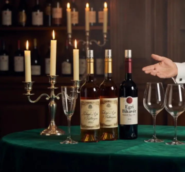 Prémium borok és pezsgők üvegei elegáns bárpulton