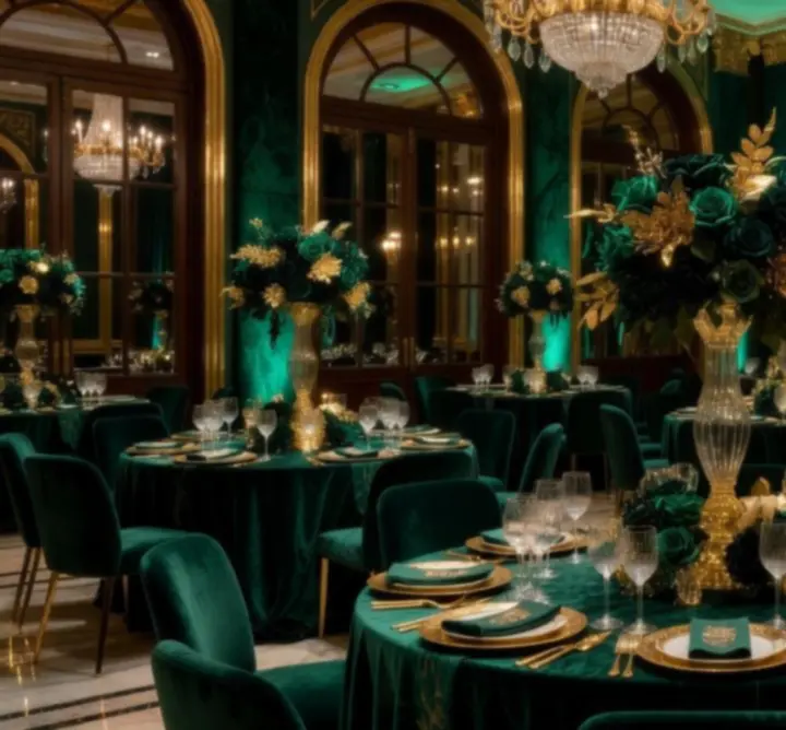 Exkluzív budapesti rendezvényterem elegáns megvilágításban
