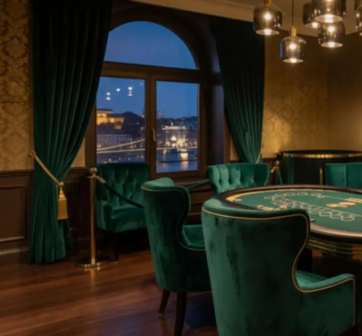 Privát szalon és lounge bőr fotelekkel, hangulatos fényekkel, zártkörű asztalokkal.